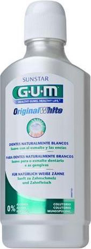 Gum Original White Mondwater - 500 ml