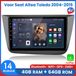 Awesafe 8-Core V1PRO 4+64GB Autoradio - Compatible Seat Altea Toledo 2004 t/m 2015 - Carplay sans fil Android Auto - Écran tactile - Navigation GPS 4G WiFi - Radio Bluetooth