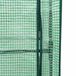 vidaXL Tuinschutting met Kasbedekking en Wielen Bruin 40 x 40 x 145 cm