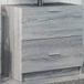 Maison Exclusive - Meuble sous lavabo gris Sonoma 59x37x59 cm Matériau dérivé du bois