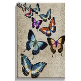 Homemania Muurfoto, motief: vlinders, voor woonkamer, slaapkamer, meerkleurig, 45 x 3 x 70 cm, HM20KNV45 x 70 – 179, polyester, hout