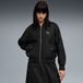 PUMA T7 Satin bomberjack voor Dames, Zwart, Maat XL