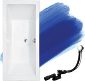 Badland QUADRO SLIM ligbad 155 x 70 cm wit