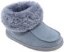 Peppin – Pantoufles de luxe pour enfants – 100% cuir de mouton et laine naturels – Fabriqué à la main – Design scandinave – Semelle antidérapante – Beige
