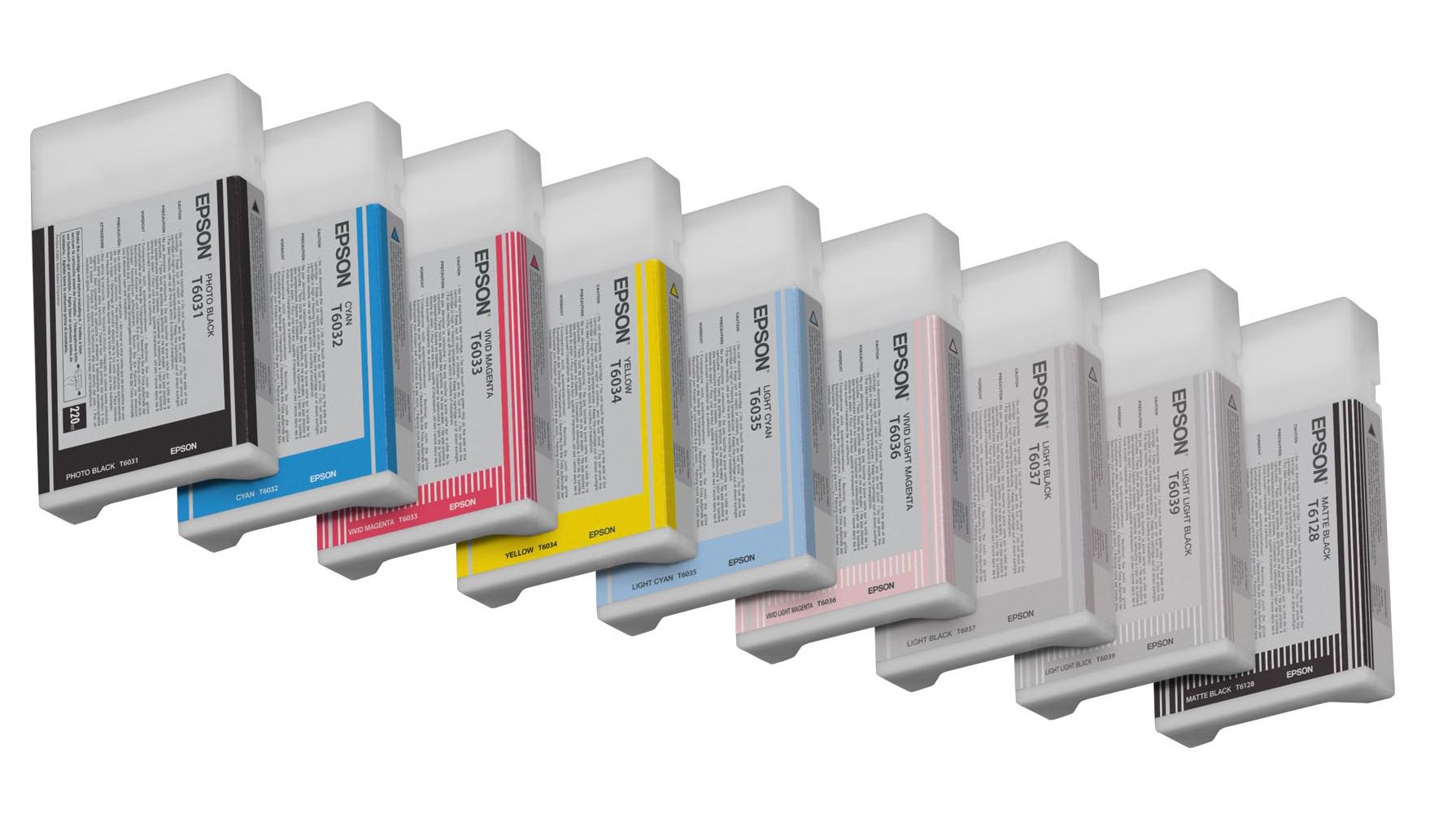 Epson T603900 Light Light Black inktcartridge - 220 ml