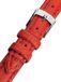 Morellato Horlogebandje - Morellato horlogeband X2269 Bolle - leer - Rood - bandbreedte 18.00 mm