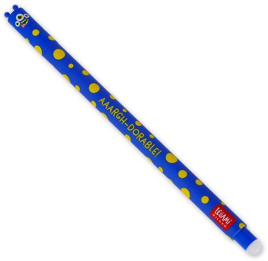 Legami Uitwisbare pen - Monster - blauwe inkt