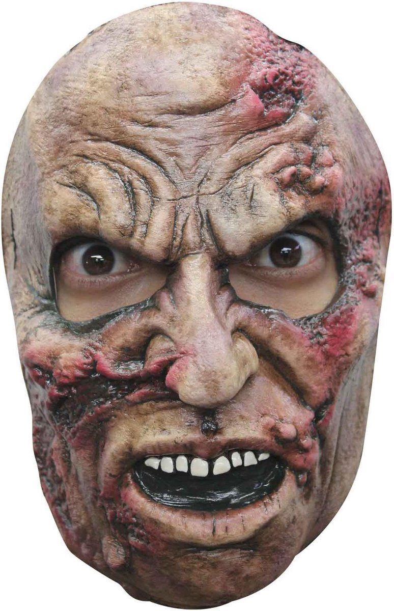 Ghoulish™ Halloween masker | Zombie masker Six|Face Only | 100% Latex Masker