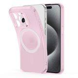 ESR Magnetische beschermhoes voor iPhone 15 Pro Max, compatibel met MagSafe, bescherming in militaire kwaliteit, vergeelt en krasbestendig, magnetische achterkant, mat zwart