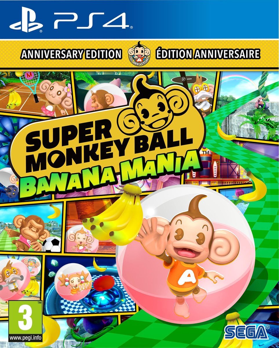 Sega Super Monkey Ball Banana Mania - Anniversary Edition - PS4 PlayStation 4