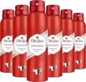 Old Spice Deodorant-Body Spray Original - 6 x 150 ml