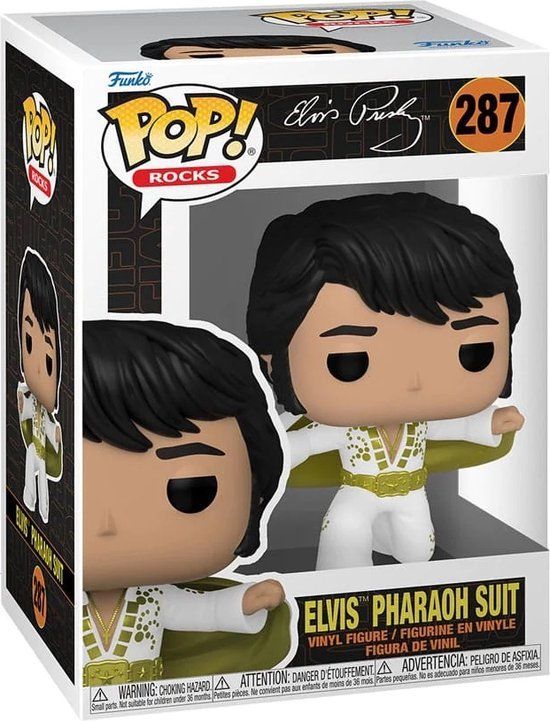 Funko POP Rocks: Elvis Presley Pharaoh Suit - Funko Pop #287