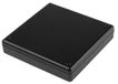 RS PRO ABS behuizing zwart buitenmaat 125 x 125 x 25mm
