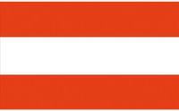 Lankhorst Taselaar Drapeau Autriche 20x30 Polyester Rouge/Blanc