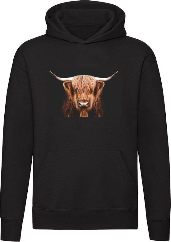 Sol's Schotse hooglander Hoodie - Zwart - L - Unisex