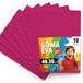 OFITURIA Eva-rubber voor school- en creatieve projecten, kleurrijke schuimplaten voor doe-het-zelfprojecten, kunst, kinderdecoratie, scrapbooking, ambachtelijke designs, 40 x 30 cm (fuchsia, 10 stuks)