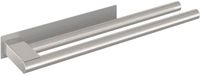 vidaXL Handdoekenrek Zilver Roestvrij Staal 40 x 9 x 4 cm