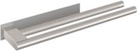 vidaXL Handdoekenrek Zilver Roestvrij Staal 40 x 9 x 4 cm