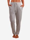 Joop! Pyjamahose Cosy Vrouwen Gebroken Wit Logo Baumwollqualität