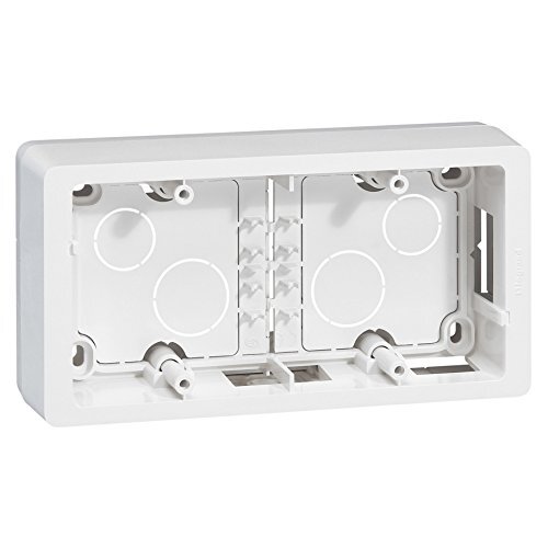 LEGRAND 090585 frame voor opbouwcéliane, 2-voudig, wit