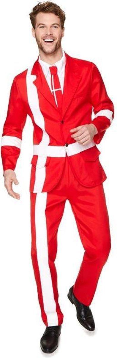 Karnival Costumes Vlaggen Kostuum | Grappig Grote Deense Vlag | Man | Large