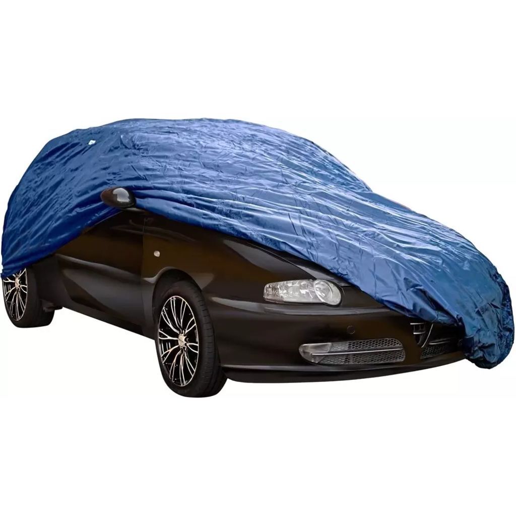 Car Plus autohoes Ecolit M 430 x 160 x 120 cm polyester blauw