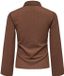 Mama Licious Blouse Regular fit Overhemd kraag Top Cocoa Brown