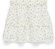 Vero Moda VMTRINE NW SHORT SKIRT WVN Rok Gebloemd A-lijn Biologisch katoen Vrouwen Snow White