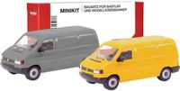 Herpa VW T4 Transporter, Grijs/geel (Minikit 2 St.)