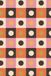 Mid-Century Modern Notebook: Retro Geometric Pattern Journal, 150 Lined Pages, 6 x 9 Inches (Orange & Pink)