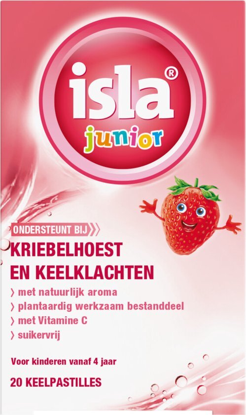 Isla Moos Junior Keelpastilles 20st