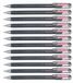 Pentel K110 Hybrid Dual Metallic Gel Roller metallic effect, 2 kleuren, zwart/rood metallic