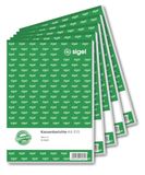 SIGEL KA515 kassa rapport, A5, 5 stuks à 50 vellen