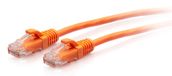 C2G 0.9m Cat6a Snagless UTP Slim Ethernet Patchkabel - Oranje