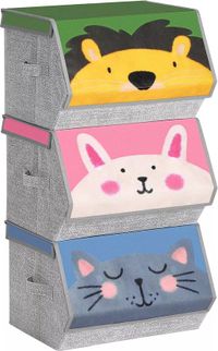 And Outdoormatch Boîte de rangement Gia - Armoire de rangement - Pour enfants - Armoire à jouets - Étagère à jouets - Bibliothèque - Chambre d'enfant et salle de jeux - Poussière