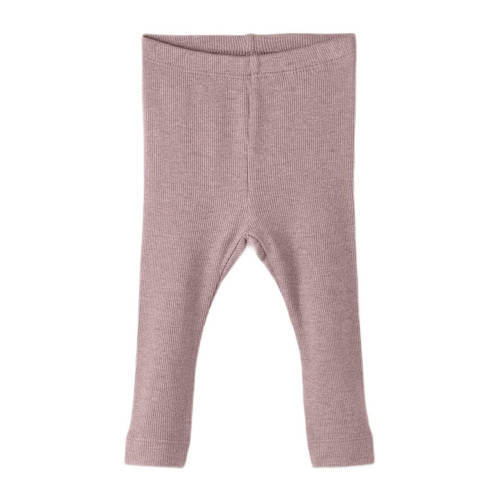 NAME IT NAME IT BABY newborn baby skinny broek NBNKAB zachtroze