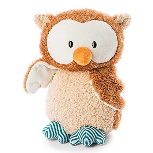 NICI Owlino de baby uil knuffel met draaibare kop 40 cm - Zacht speelgoed voor meisjes, jongens & baby's - Knuffeldier om mee te spelen & knuffelen - Knus, pluche dier vanaf 0 maanden