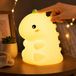 Lampe de nuit Dinosaurus - Silicone - Avec minuterie et couleurs RVB - Pour bébé et enfant