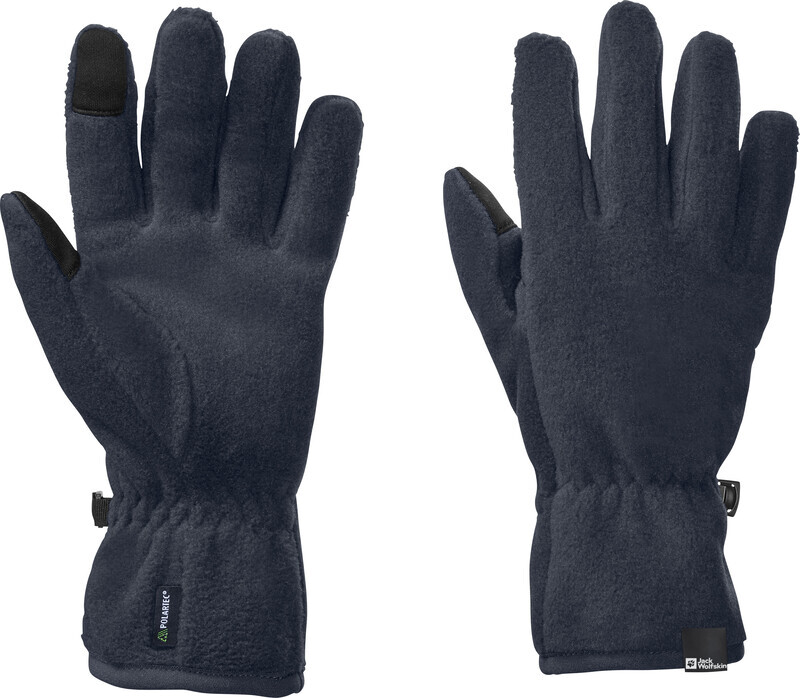 Jack Wolfskin Jack Wolfskin Spirit Fleece handschoenen Jongeren, blauw 2022 L/XL Winterhandschoenen