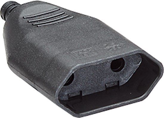 Bachmann 900.012 Eurokoppeling Kunststof 250 V Zwart IP20