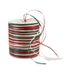 C.E. Pattberg RAFFIA Meerkleurig rood-groen-wit lint, 50 meter cadeaulint