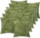 vidaXL Kussensloop 12 stuks Bladontwerp 40 x 40 cm Polyester