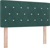 vidaXL - Tête de lit - Vert foncé - 90 cm - Velours