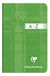 Clairefontaine 63599AMZC Pak met 2 Geniete Alfabet notitieboeken - 9x14 cm - 96 Pagina's Kleine Ruitjes - 90 g Wit Papier - Omslag Gecoat Karton - Willekeurige Kleuren
