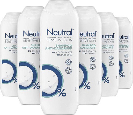 Neutral Parfumvrij Anti-Roos Shampoo - 6 x 250ml