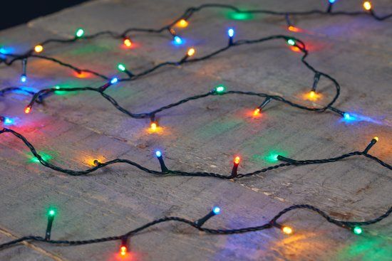 CBD Snoerverlichting LED - 12 m - Groen snoer - multi