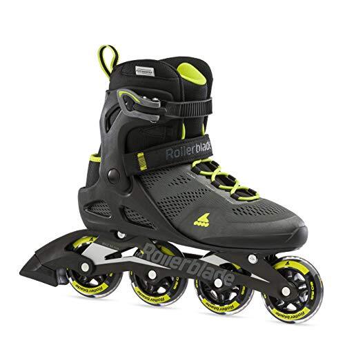 Rollerblade Macroblade 80 Line Skates voor volwassenen, zwart/limoen, maat 38