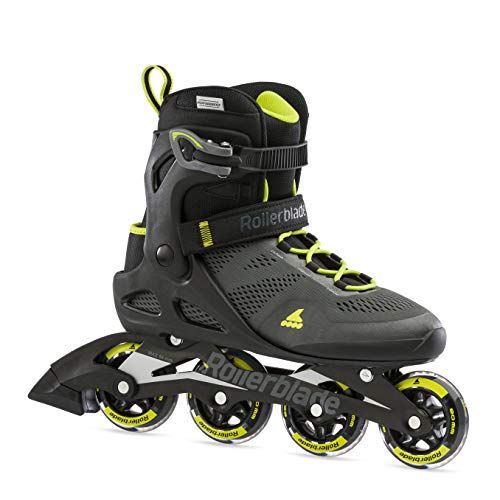 Rollerblade Macroblade 80 Line Skates - Zwart/Limoen - Maat 38