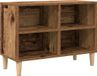 vidaXL meuble TV sur pieds bois antique 69,5 x 30 x 50 cm