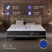 Naturalex - Matelas Privilège 180x200 cm - Très Épais 30 cm - Mousse à mémoire de forme HR, Latex bleu - 7 zones de confort - Haut de gamme